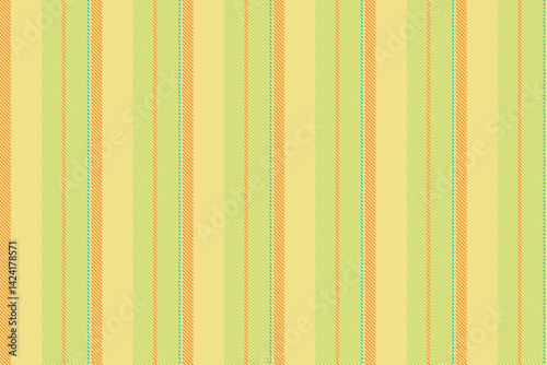Sensual background fabric pattern, content texture vector textile. Elegant lines vertical seamless stripe in khaki and green colors.