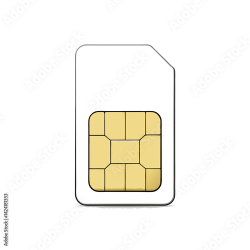 Single Sim Card Technology Communication Connectivity For Mobile Phone Device