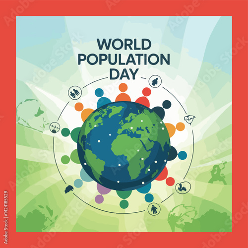 World Population Day Observation Poster Banner