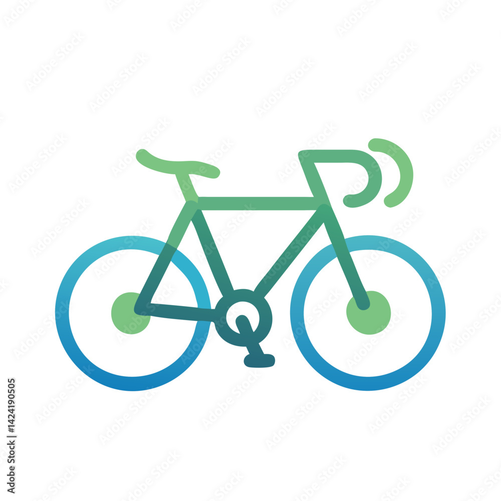 Bicycle Icon Representing Eco Travel Option and Sustainable Transport Bicycle Icon Representing Eco Travel Option and Sustainable Transport