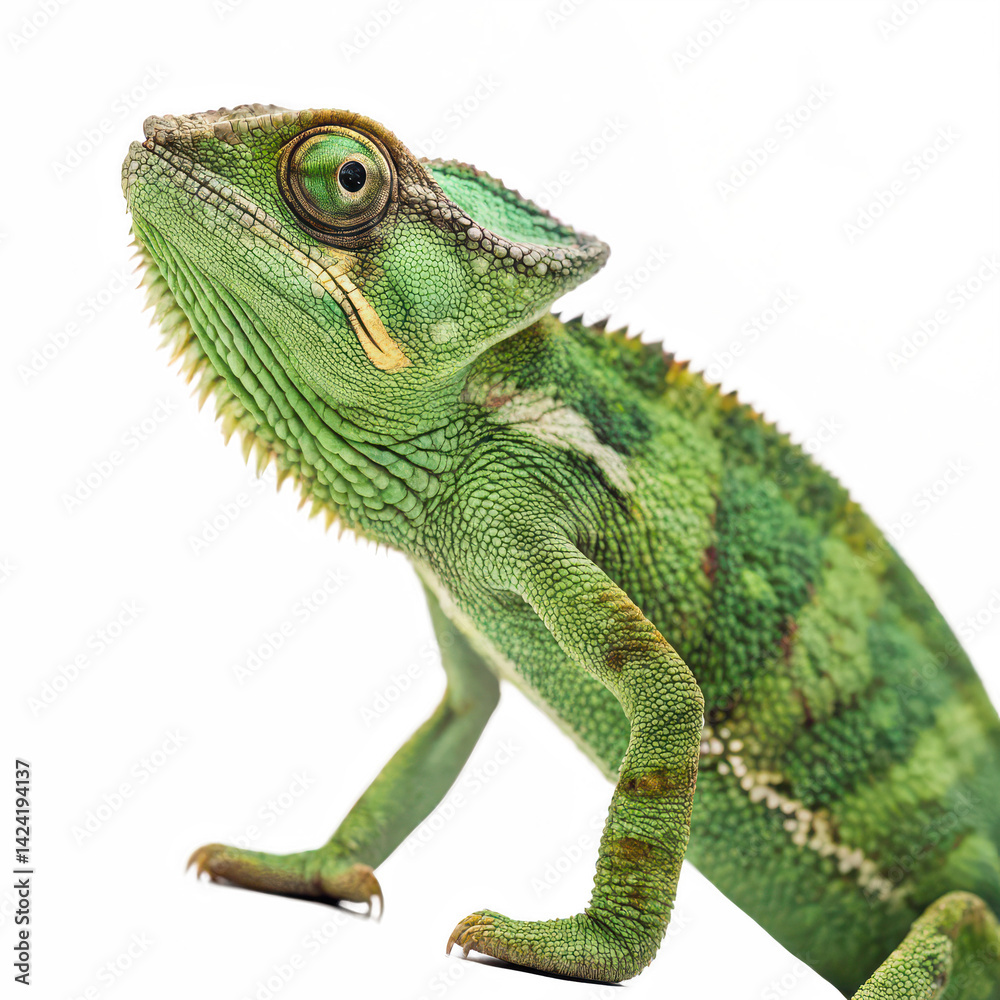 Obraz premium Chameleon lizard png color changing lizard png reptile png transparent background image