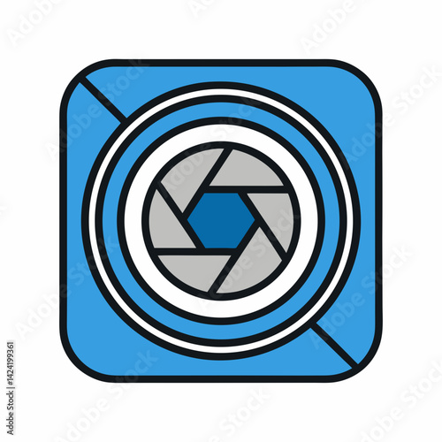 camera lens icon