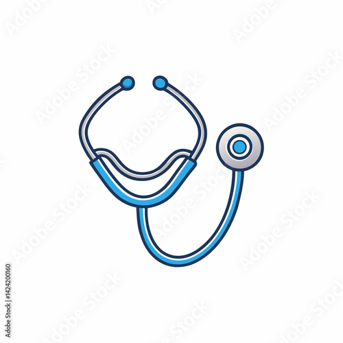 vector illustration of a stethoscope