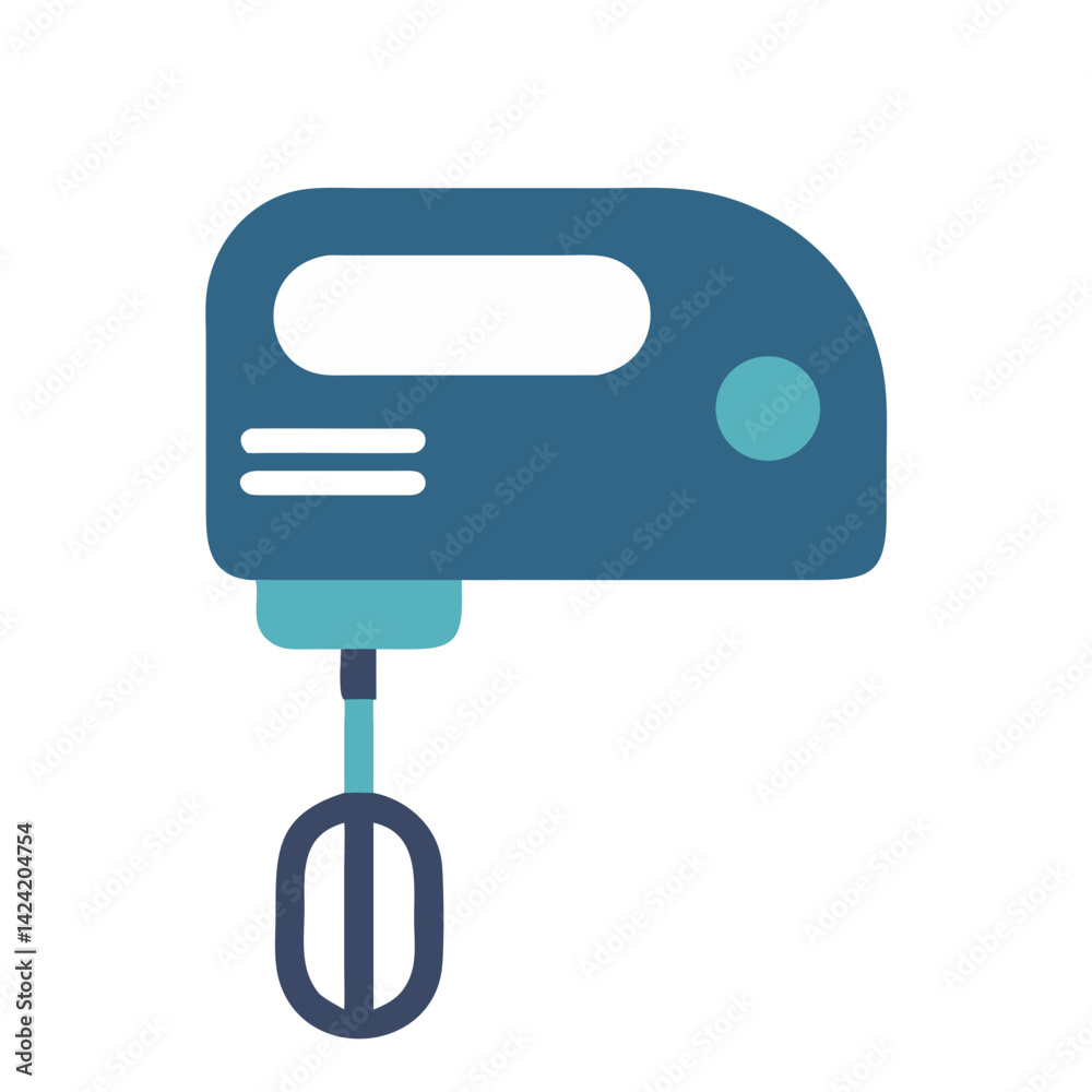 Hand Mixer Icon Representing Handheld Mixing and Culinary Preparation Hand Mixer Icon Representing Handheld Mixing and Culinary Preparation
