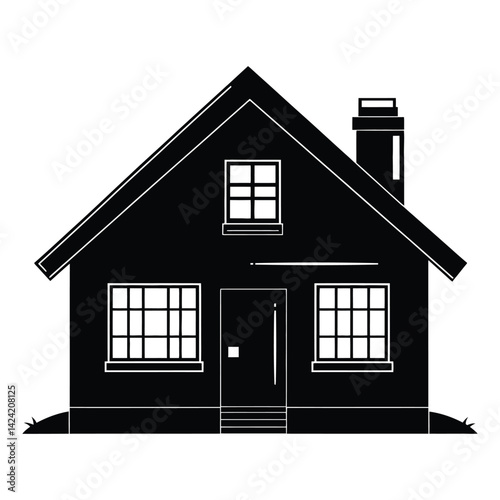 House icon. Simple illustration of house icon for web design isolated on white background