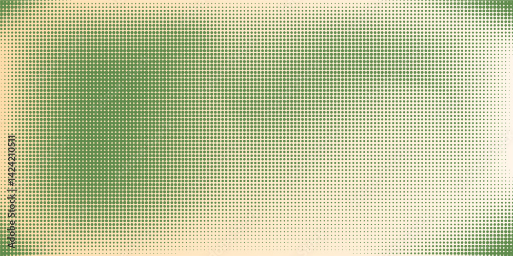 Halftone dots pattern green gradient texture with digital technology background. Pop art comic dots with bright season background Halftone dots pattern green gradient texture with digital technology background. Pop art comic dots with bright season background