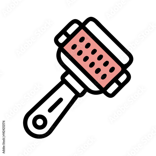 Meat Tenderizer Icon Representing Meat Softening and Kitchen Preparation Tool