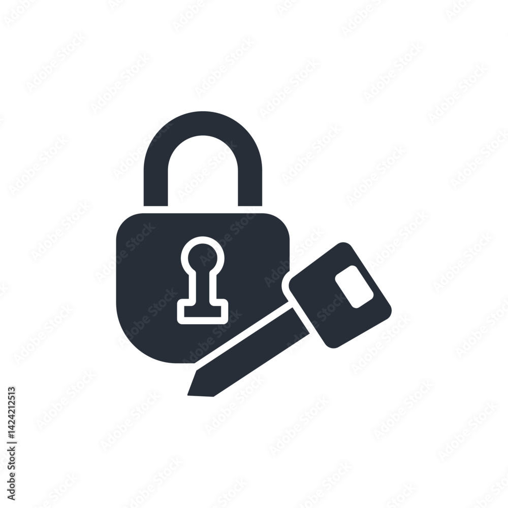 locked icon collection .design style with background locked icon collection .design style with background