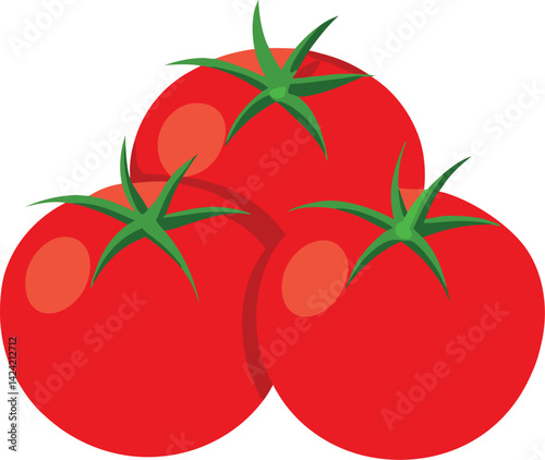 Fresh organic tomatoes macro shot with glossy skin and studio lighting.