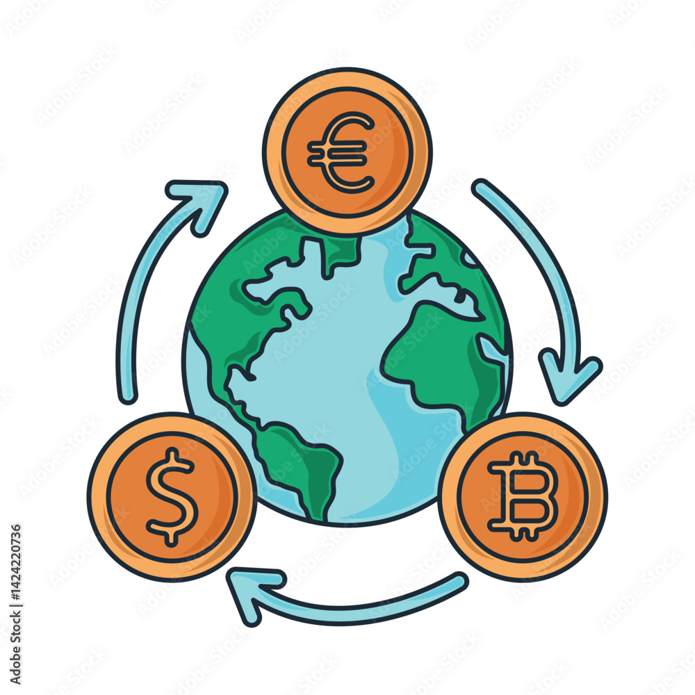 World Bank Currency Rotation Global Exchange Vector Finance Cycle