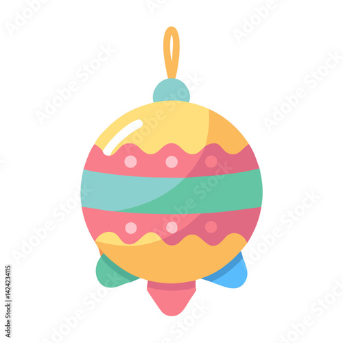 Piñata Celebration Toy Icon Representing Party Fun and Festive Tradition
