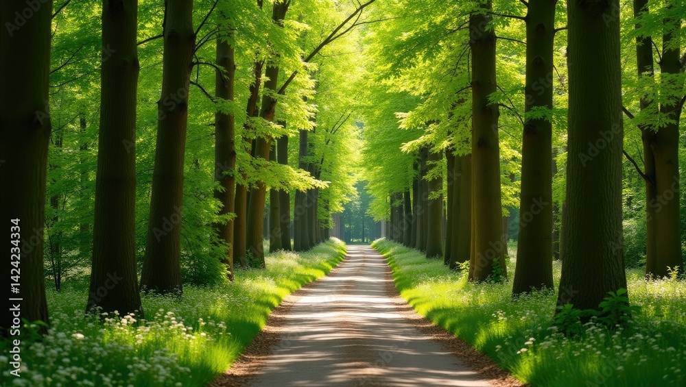 Obraz premium path in the forest