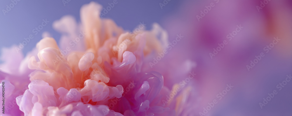blooming flower emerges from swirling oil spill, creating vibrant contrast blooming flower emerges from swirling oil spill, creating vibrant contrast