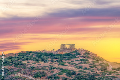 Tableau sur toile Various photos taken from the Greek Peloponnese tour corinth canal and Cape Soun