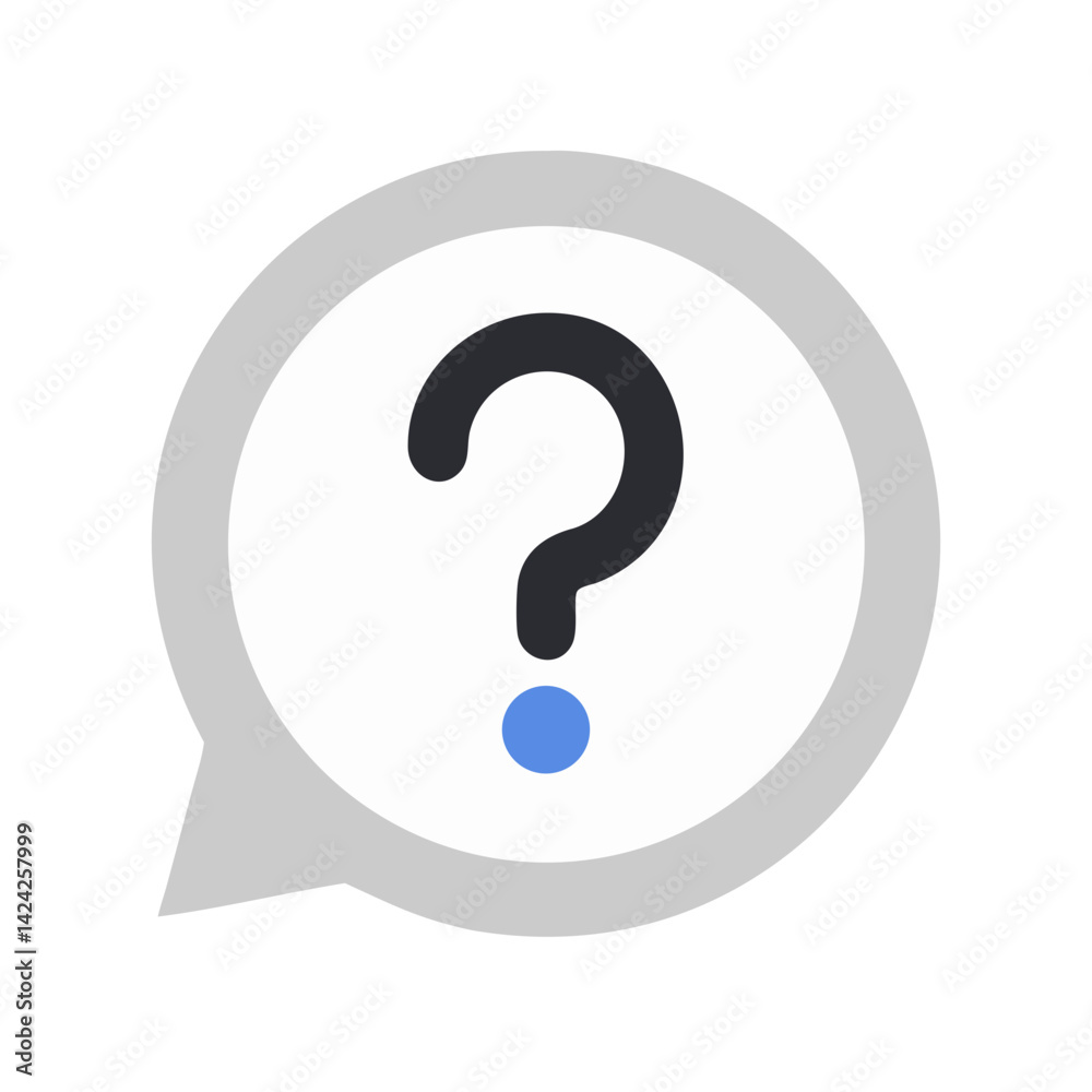 Question Mark Icon Representing General Inquiry Question Mark Icon Representing General Inquiry
