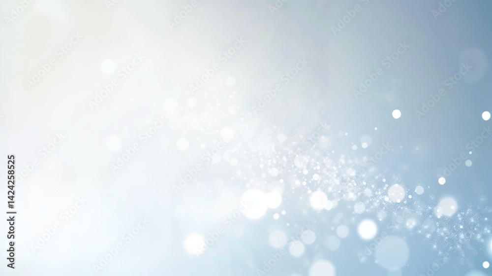 Obraz premium Soft dreamy background with sparkling bokeh effect and light particles for creative design projects