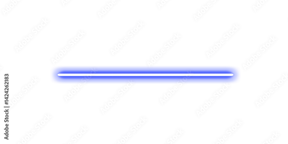 Blue neon light line sparkle Blue neon light line sparkle