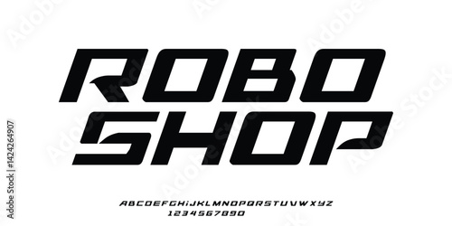 Modern Bold Font. Sans Serif Font. Regular Italic Uppercase Typography urban style alphabet fonts for fashion, sport, technology, digital, movie, logo design, vector illustration