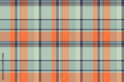 Mature seamless background plaid, patterned tartan fabric texture. Plain textile pattern vector check in pastel and light colors.