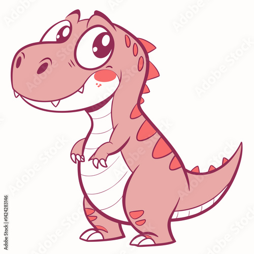 Cartoon T-Rex Bold Soft Style