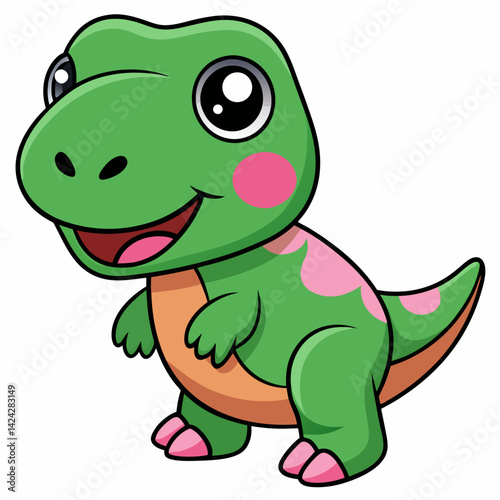Cartoon T-Rex Bold Soft Style