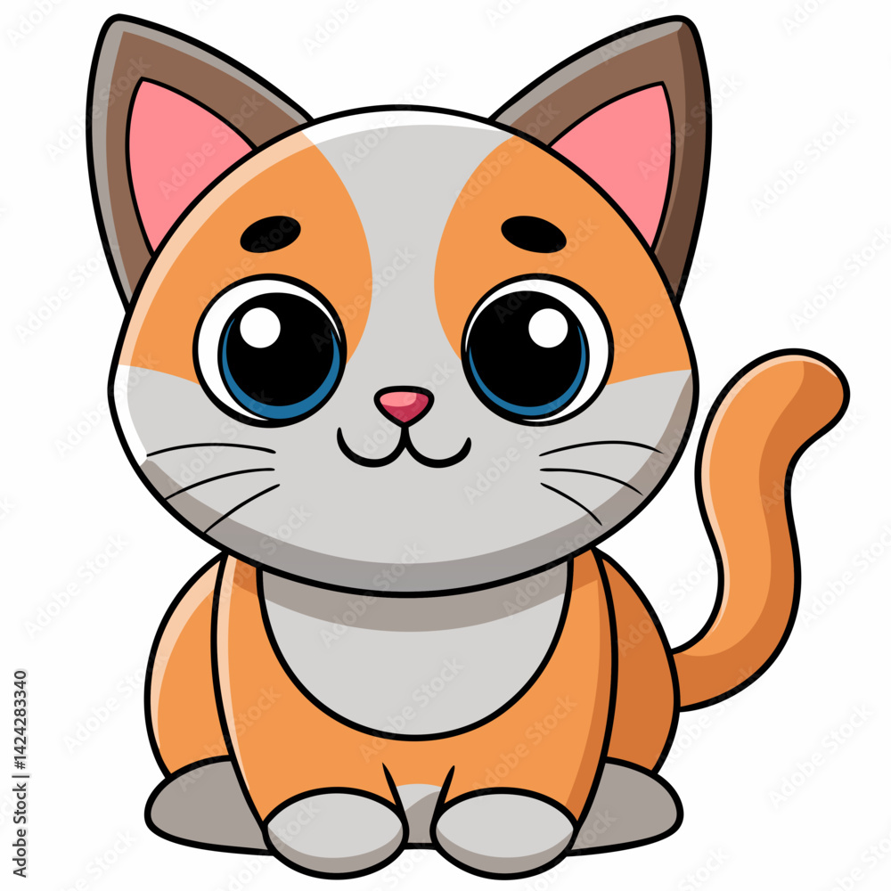 Cartoon Cat Bold Soft Style Cartoon Cat Bold Soft Style