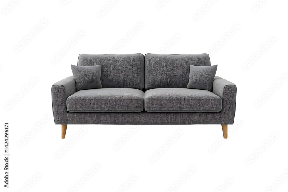 Modern sofa isolated on a transparent background. Luxury Sofa for Home Decor and Interior design. Modern sofa isolated on a transparent background. Luxury Sofa for Home Decor and Interior design.