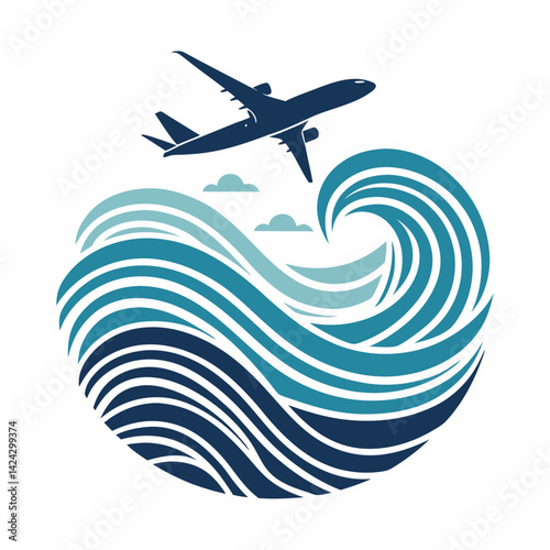 airplane in the sky