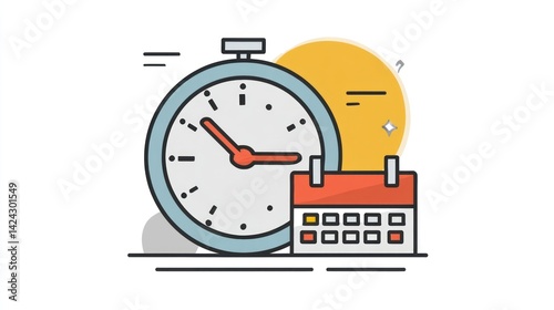 Time management illustration