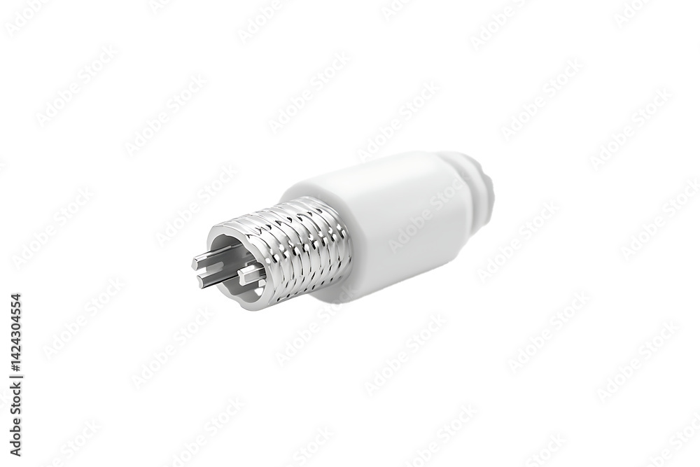 White connector plug close-up view detail technology cable electronic component, White connector plug close-up view detail technology cable electronic component,