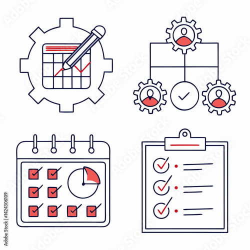 business icons set
