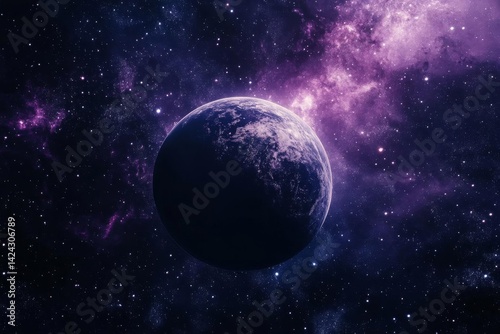 Exoplanet in Deep Space: Cosmic Galaxy, Universe, Astronomy