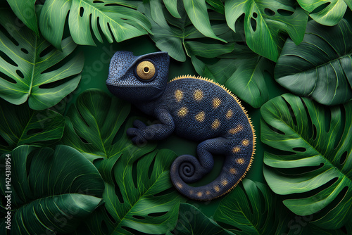 Black chameleon