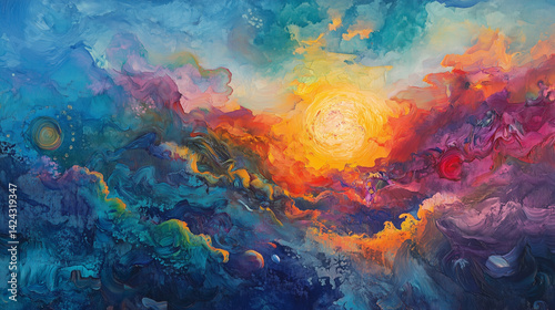 abstract watercolor background