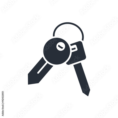 key icon collection .design style with background