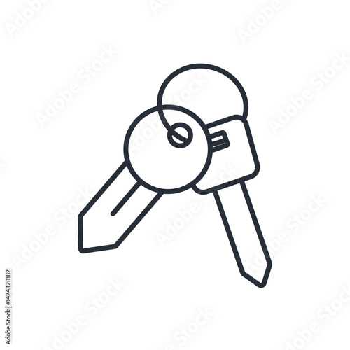 key icon collection .design style with background