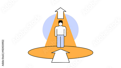 business support or help to solve problem clear and unblock work obstacle or key to unlock business idea concept businessman thinking with idea as a keyhole with helping hand holding the success key