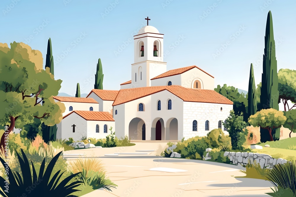 Ancient Monastery Under the Sun Ancient Monastery Under the Sun