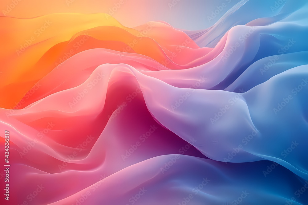 Obraz premium abstract background with pink silk