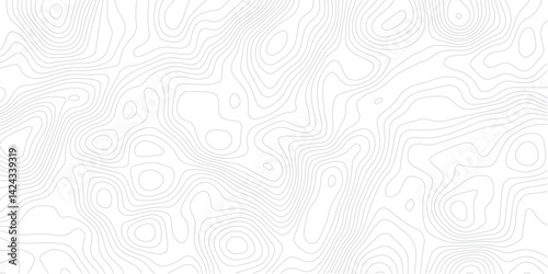 Topographical Landscape Design with Geometric Lines and Grids Mapping Technology, Sea Maps, and Area Spaces in a Modern Pattern
