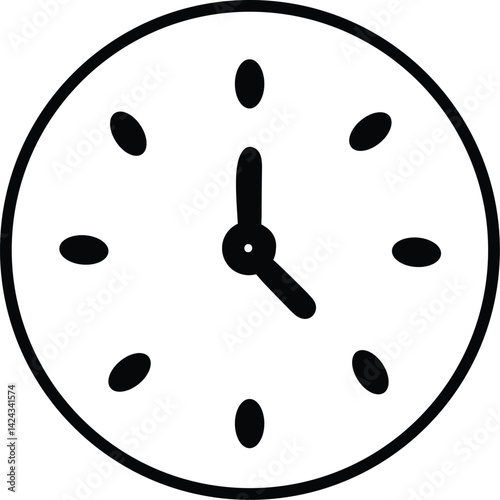 clock-icons--simple-design--black-and-white--minim.eps