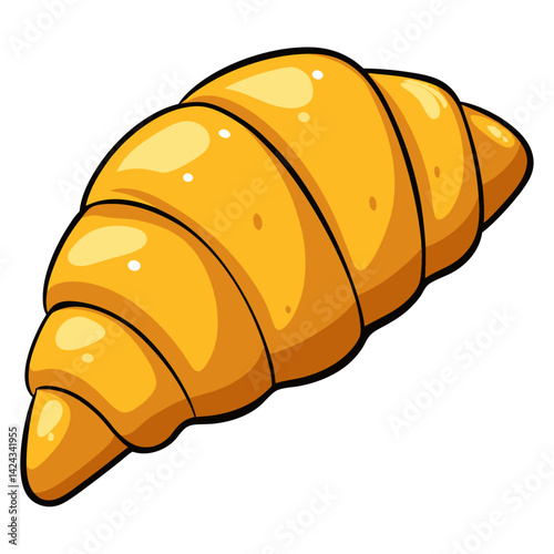 Isolated on white, a fresh baked loaf of wheat bread, a delicious bakery food