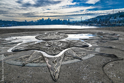 Obraz na płótnie Gas Works Park in Seattle, WA w salonie
