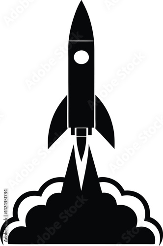 rocket in space