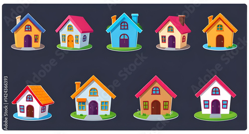 home icon set