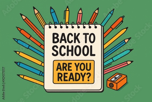 Colors and Supplies Welcome Students Back to School With Excitement and Readi...