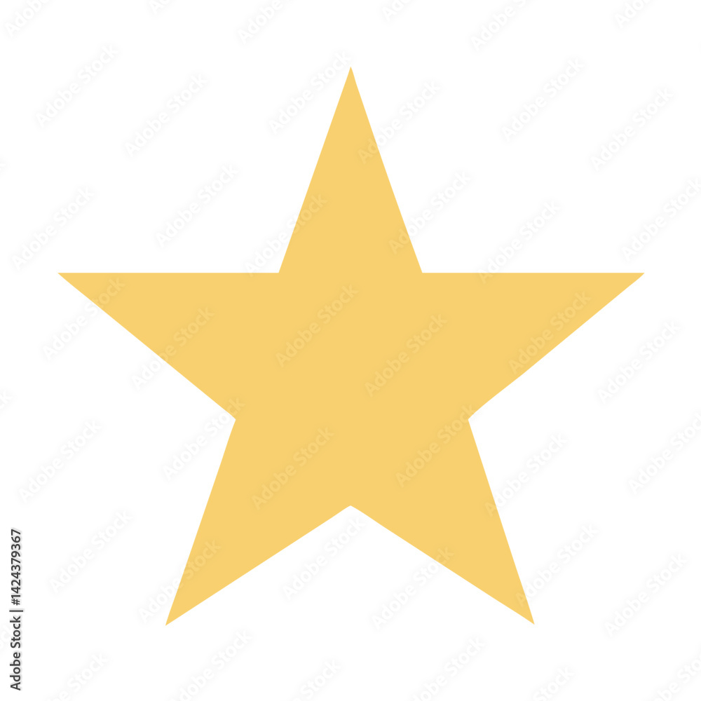 Fototapeta premium Shining Star Illuminating the Night Sky, Symbolizing Hope and Dreams