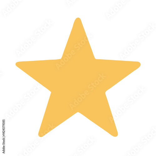 Shining Star Illuminating the Night Sky, Symbolizing Hope and Dreams