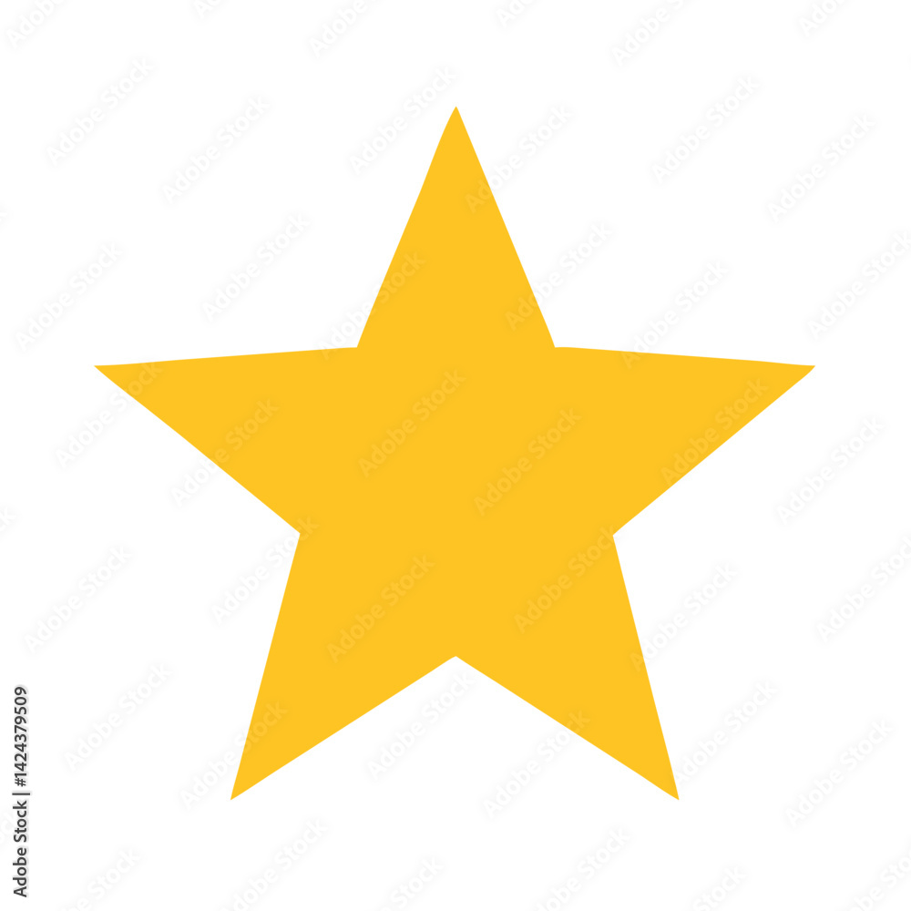 Obraz premium Shining Star Illuminating the Night Sky, Symbolizing Hope and Dreams