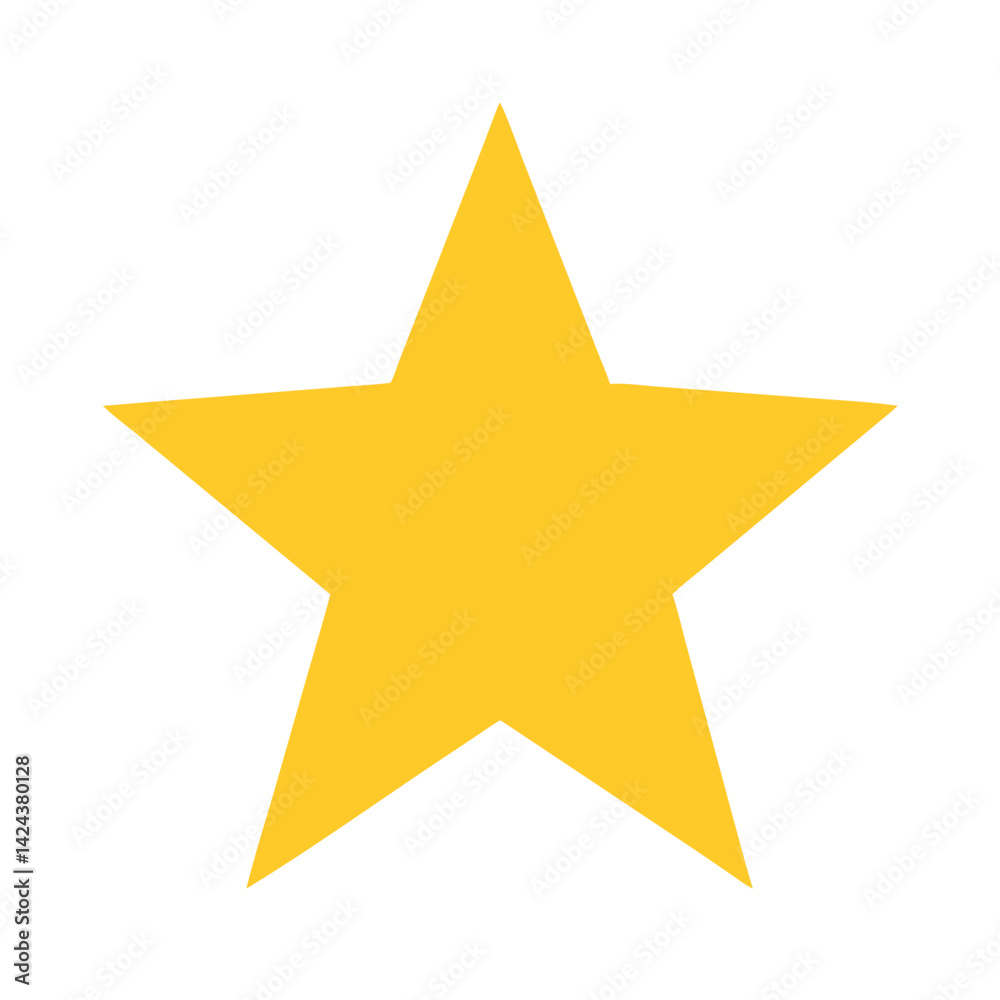 Obraz premium Shining Star Illuminating the Night Sky, Symbolizing Hope and Dreams